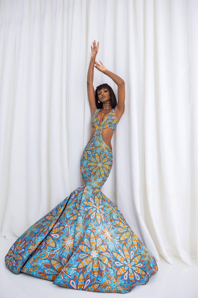 Gowns Claude KameniAfrican print