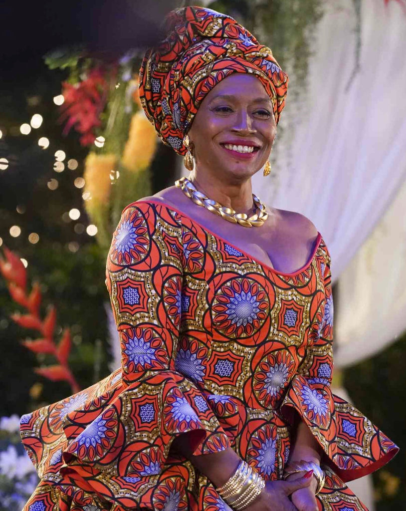 Jennifer Lewis 3 piece set Claude KameniAfrican print