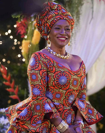 Jennifer Lewis 3 piece set Claude KameniAfrican print