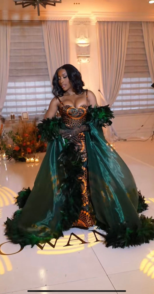 Jackie gown Claude KameniAfrican print